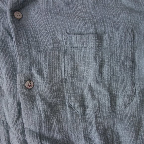 Diesel StyleLabTurquoise Button Down Short Sleeve Shirt Size S - Picture 8 of 13